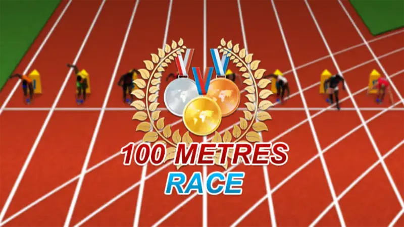100 Meters Race: Fast-Paced Sprint Athletics Running Game cover art