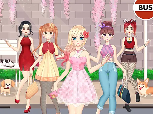 Anime Girls Dress Up Game cover art