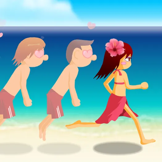 Beach Flirting Game source artwork