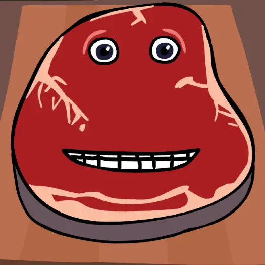 Charlie The Steak 2D source artwork