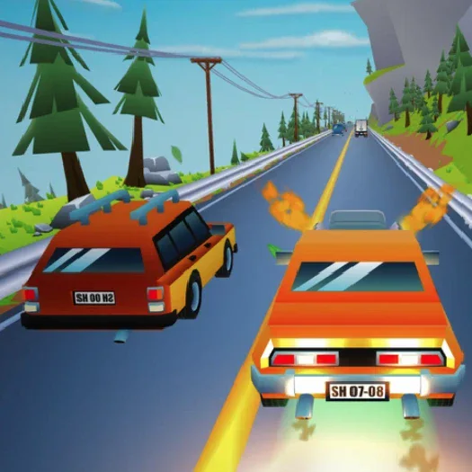 Cliff Racer: Cartoon Race source artwork