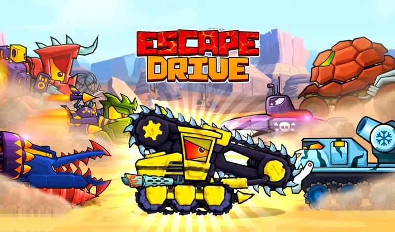 Escape Drive: High-Speed Action Cartoon Car Police Escape cover art