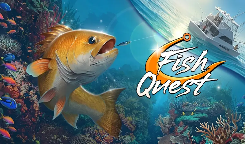 Fish Quest: Realistic 3D Fishing Simulator Adventure Game cover art