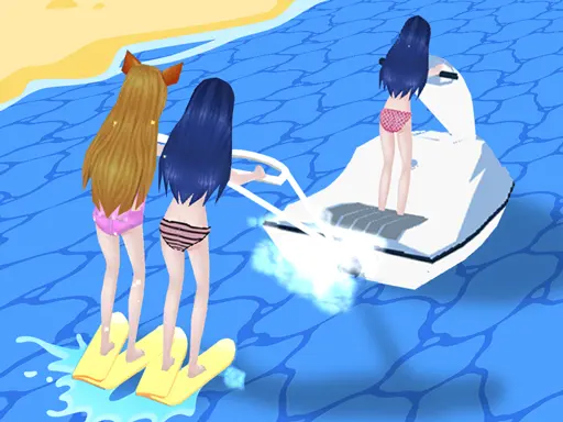 Girl Surfer 3D cover art