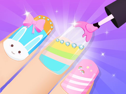 Girls Fun Nail Salon source artwork