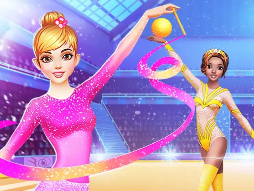 Gymnastics Girls Dress Up Game cover art