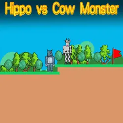 Hippo vs Cow Monster cover art