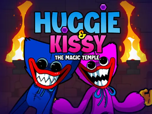 Huggie & Kissy The magic temple cover art