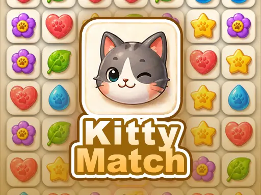 Kitty Match 3 puzzle game cover art
