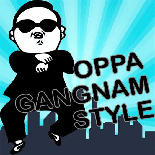 Oppa Gangnam Style Run source artwork