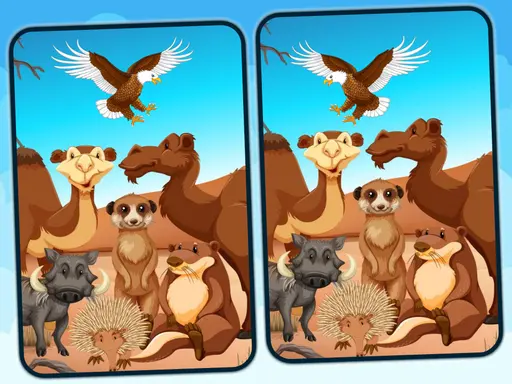 Spot 5 Differences Deserts cover art