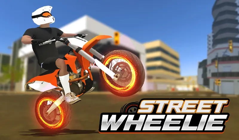 Street Wheelie: Realistic 3D Stunt Bike Riding Simulator cover art