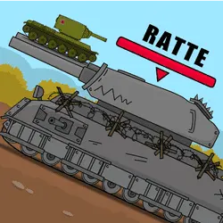 Tanks 2D Battle with Ratte cover art